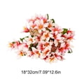 thumbnail image 3 of Artificial Chrysanthemum Bouquet - 16.54" Fake Flowers Accents,Realistic Silk Floral Arrangement for Cemetery Grave Memorial,Funeral,Home Table Centerpiece,Party,Indoor Outdoor Decor, 3 of 6