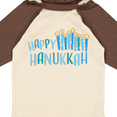 thumbnail image 4 of Inktastic Happy Hanukkah with candles Boys or Girls Long Sleeve Baby Bodysuit, 4 of 5