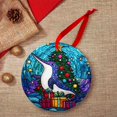 thumbnail image 4 of Narwhal Stained Glass Ornaments, Narwhal Ornament,Narwhal Christmas Tree Ornament, Xmas Decorations 6kVNJT, 4 of 4