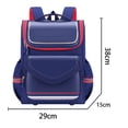 thumbnail image 4 of ibiyuan School Bag for Primary School for Ages 3rd 4th 5th 6th British Style Lightweight Casual Double Shoulder Pack Smooth Straps for Daily School Short Outdoor Travel, 4 of 8