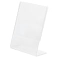 thumbnail image 4 of Clear-Ad - LHA-68 - Acrylic Slanted Sign Holder 6x8 - Plexiglass Table Menu Card Display Stand - Plastic Picture Frame (Pack of 6), 4 of 4