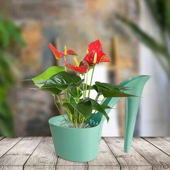 Gmogad High Heel Shoe Shaped Flowerpot for Desktop and Garden, Plastic Standing Decorative Planter for Succulents and Small Plants, Unique Fashion Decor for Home Office Gift