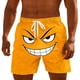 thumbnail image 1 of Pantalones de Cintura Elásticos Pantalones Cortos de Natación con Cordón de Verano de la Playa de los Hombres con Bolsillos Seco Rápido, 1 of 5