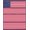 Red White Blue, Pattern 5, variant on ODIKA Front Door Festive Stars Stripes Independence Celebration Generic for Dorm Room, Small Living Apartment, Stain Resistant Low Profile