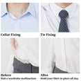 thumbnail image 5 of 120 Pcs 1cm Adhesive Dots Double Sided Removable White Adhesive Dots Waterproof Small Stickers Collar Dots Collar Stays for Men's Dress Shirts for DIY, 5 of 6