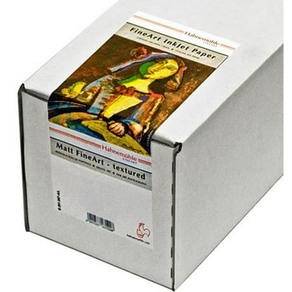Hahnemuhle William Turner Matte FineArt Natural White Inkjet Paper, 44"x39' Roll