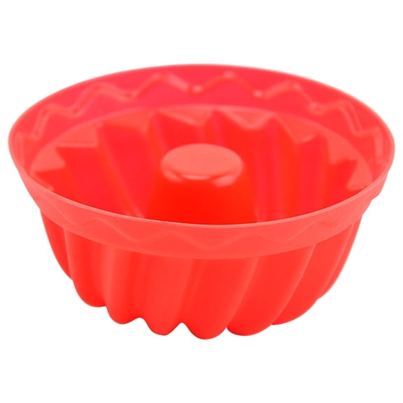 1 Pcs Moldes para Mini Gelatina-Bakeable Silicone Mini Chocoflan Cake-Pumpkin Cake Silicone Mold Jelly-Reusable Molds for Baking and More(D)