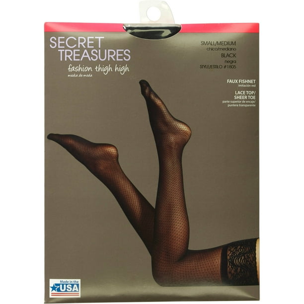 Secret Treasures Fashion Thigh High Stockings Walmart
