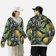 thumbnail image 4 of Kdxio Citrus Fruits Elegant Lemons Print Women Men Sun Protection UPF 50+ Jackets Zip Up Long Sleeve Hoodie Hiking Lightweight with Pockets, 4 of 7
