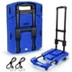thumbnail image 1 of Voipvvii Camión de mano plegable de 500 libras, carrito portátil resistente, carrito de equipaje plegable de 6 ruedas con 2 cuerdas elásticas, carrito compacto para fácil movimiento, carrito de mano i, 1 of 8