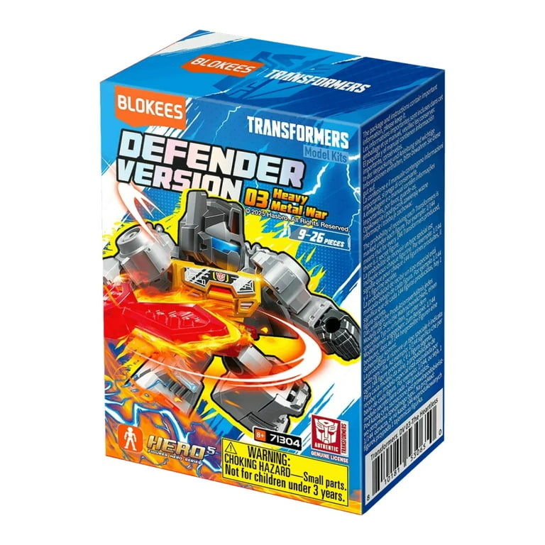 Blokees Transformers Defender Version 03 Heavy Metal War PDQ of 12