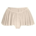 thumbnail image 7 of xingwang Clearance Womens Running Yoga Workout Shorts High Waisted,Women Velvet Shorts Mid Rise Yoga Running Short Pants Hot Rave Booty Shorts Mini Pants Dance Bottoms White M, 7 of 7