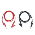thumbnail image 1 of Leads 4MM Silicone   Injection Molded Brass Banana Plug Electrical Testing Cable 70035-1, 1 of 8