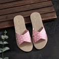 thumbnail image 7 of Savings Clearance 2025! asdoklhq Women's Slippers,Summer Ladies Slippers Polka Dot Polka Dot Holiday Beach Shoes, 7 of 7