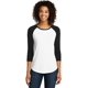 thumbnail image 1 of Camiseta ajustada Very Important Tee® para mujer de District® con mangas raglán de 3/4. DT6211 Distrito DT6211, 1 of 1