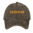 thumbnail image 3 of Ladies' Hard Top Baseball Cap High Top Big Head Circumference Cap Solid Color Hat Black Color Small Face Baseball Caps hats for men Brown, 3 of 3