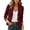 y729_Wine, variant on Jovrlynd Blazers for Women 2026 Long Sleeve Lapel Collar Button Cropped Suit Jacket for Work Office Khaki L