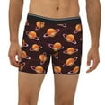 thumbnail image 2 of Men'S Boxer Briefs, Cute Hamburger Burger Planet Soft And Breathable Mens Underwear Boxer Briefs With Widen Waist, 2 of 2