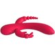 thumbnail image 2 of Masajeador de 12 frecuencias para mujeres para relajación íntima, diseño de bajo ruido, vibrador recargable por USB resistente al agua de color rojo, 2 of 8