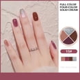 thumbnail image 2 of Pisexur Belleza Maquillaje Set de esmaltes de uñas en gel de 4 colores, color crema pudín, para principiantes.para mujeres y hombres, 2 of 3