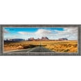 thumbnail image 5 of 8x20 Textured Black Picture Frame - UV Acrylic, Foam Board Backing, Hanging Hardware, 5 of 8