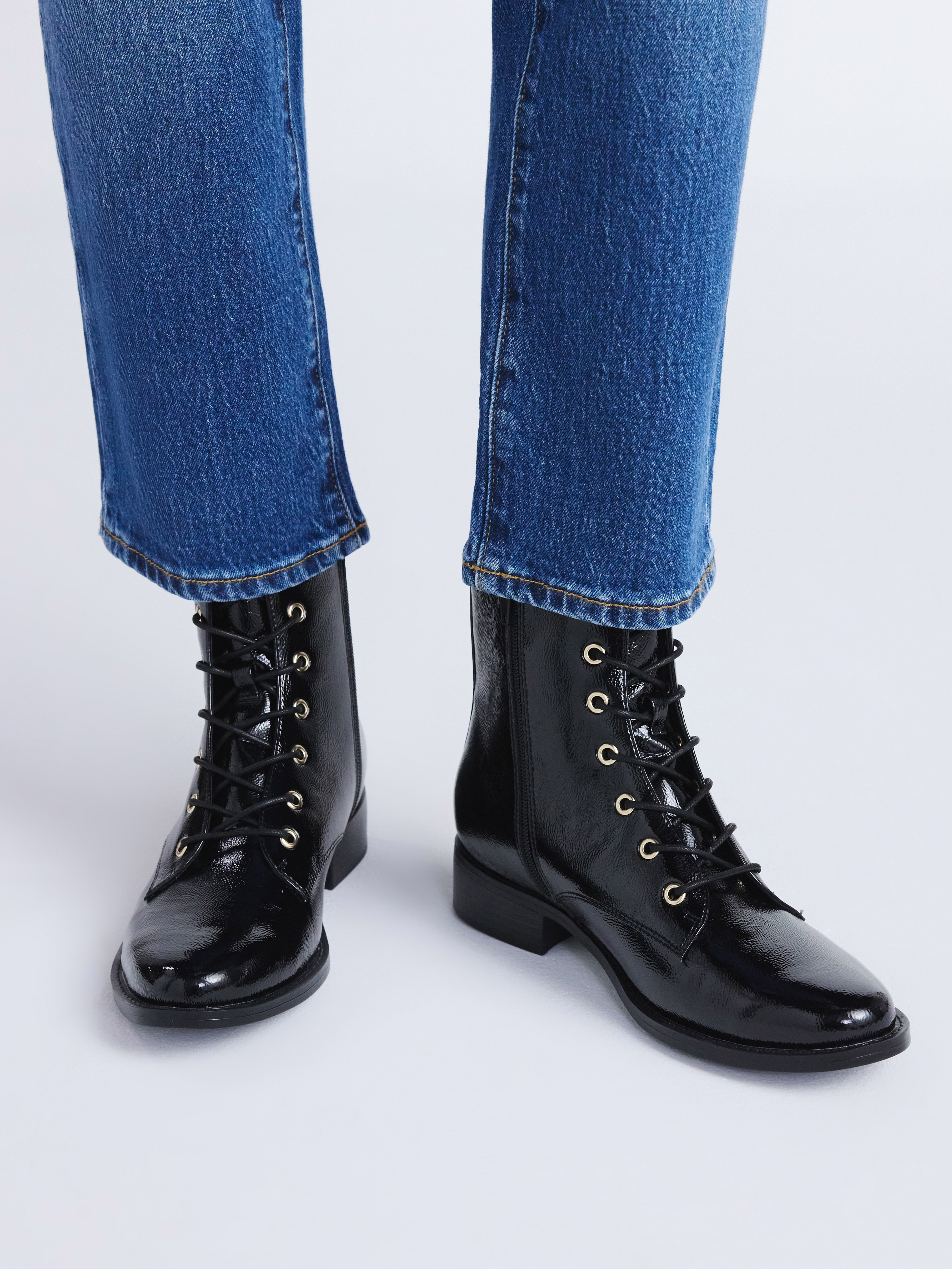 Free Assembly Women's Lace-Up Booties, Sizes 6-11