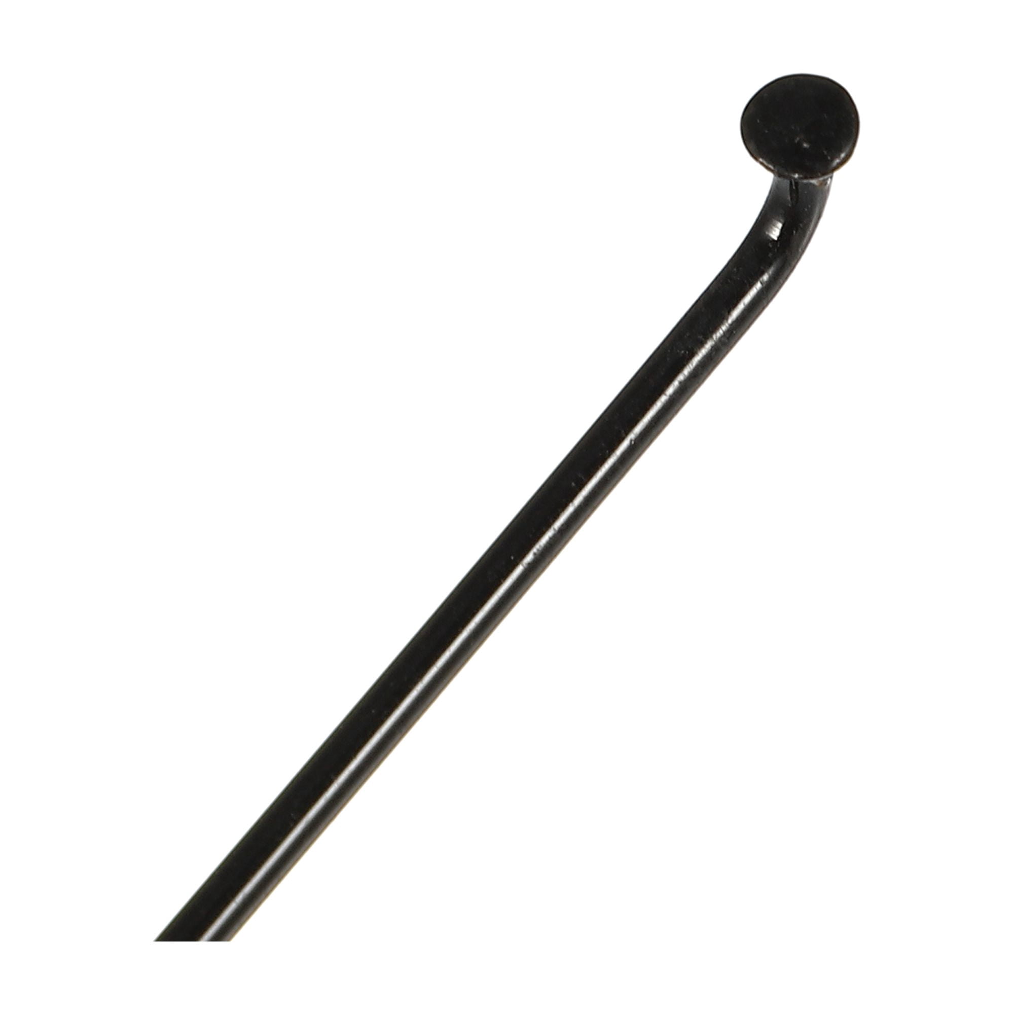 Unique Bargains 40Pcs 14G J Bend 2mm Bike Bicycle Spokes with Nipples Steel Black 8.9"