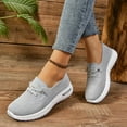 thumbnail image 2 of Womens Shoes,Ballerina Shoes Lace Up Comfortable for Casual Wear Breathable Ballerina Shoes for Soft Sole,Shoes for Women,Grey,8, 2 of 9