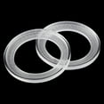 thumbnail image 4 of Pair 2.5 Inch Car White Clear Speaker Spacer Ring Mounting Spacer Acrylic 60mm ID, 4 of 6
