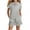 Gray, variant on Girls Polo Shirts Outfit Sets, Two Pieces Summer Elastic Waist Short Sleeve Polos and Shorts with Pockets White Size 11-12 T