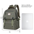 thumbnail image 2 of KAUKKO Mochila elegante para computadora portátil Mochila multipropósito, 17.11L (23 Verde) KAUKKO KS23-Green, 2 of 5