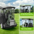 thumbnail image 5 of 4 Passenger Golf Cart Enclosure for Club Car DS/Precedent | All-Weather Drivable Rain Cover with 600D Oxford Fabric, Extended Roof & Roll-Up Windshield, 5 of 7