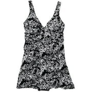 White Stag - Women's Plus-Size Print Swimdress