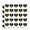 Clear, variant on Batman Bat Kid Shield Logo Heart Shaped Planner Calendar Scrapbook Craft Stickers