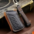 thumbnail image 6 of Leather Car Key Fob Cover for Lexus 2021-2023 ES RX Compatible with New Lexus LS NX Key Shell Case Black, 6 of 13