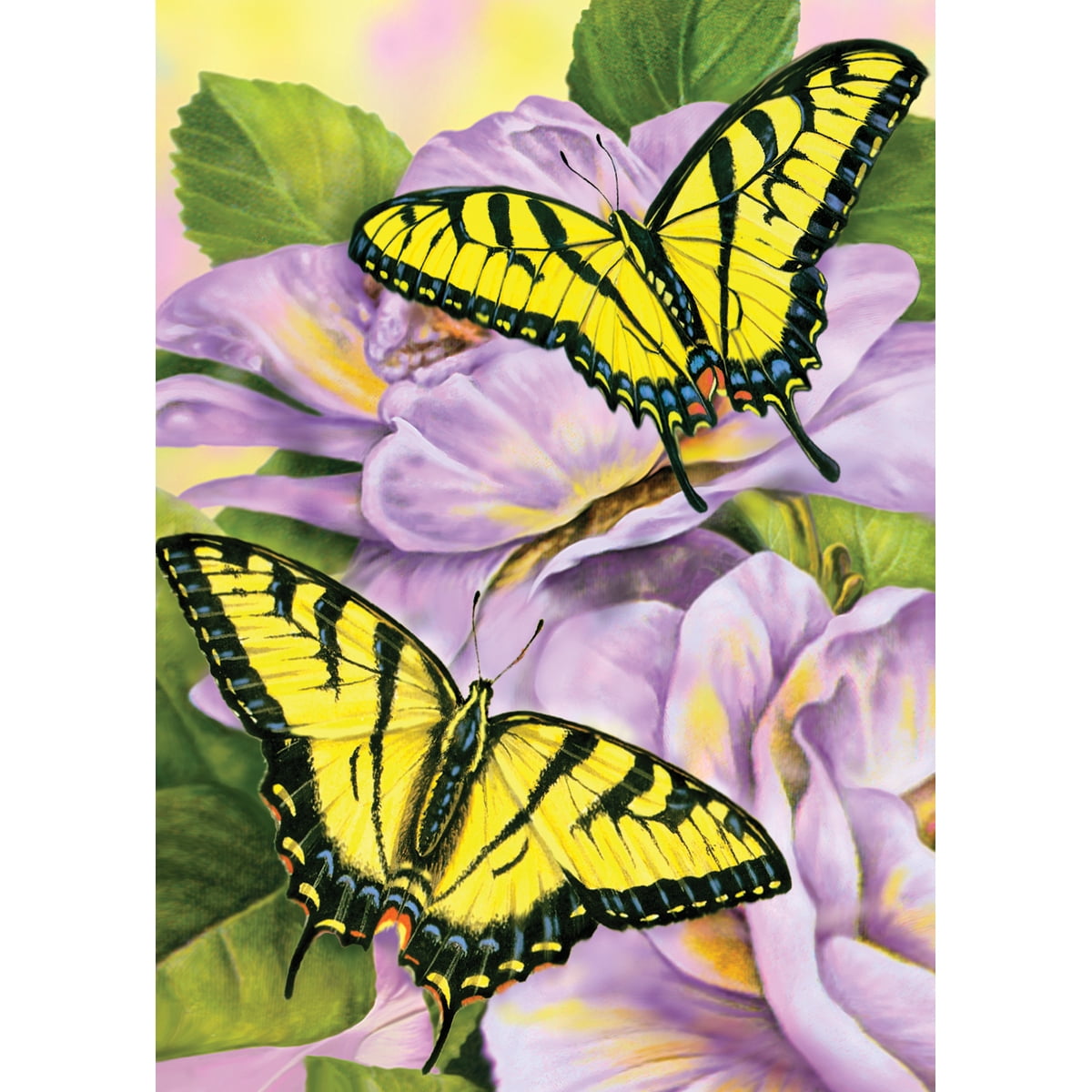 Mini Paint By Number Kit 5"X7"Swallowtail Butterflies