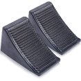 thumbnail image 1 of 2 Pack Solid Rubber Heavy Duty Wheel Chock, Premium Chock For Car, Travel Trailers, Rv, Truck, And Atv, 1 of 4