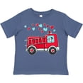 thumbnail image 3 of Inktastic Valentine Fire Truck with Cute Dalmatian and Hearts Boys or Girls Toddler T-Shirt, 3 of 5