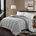 thumbnail image 1 of Cotton Metrics Linen 600 Thread Count 1pc Down Alternative Comforter, White, 500GSM, 1 of 6