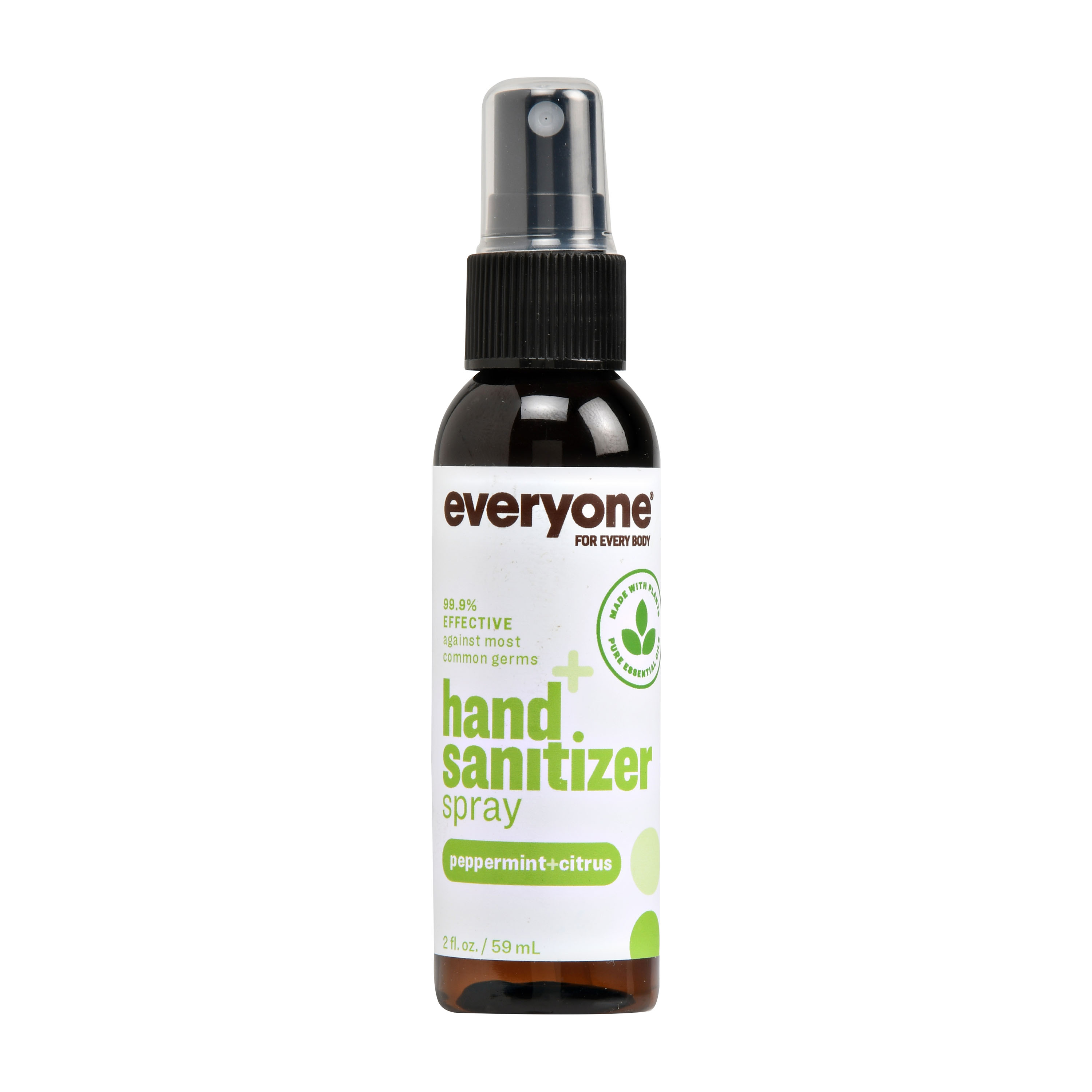 Everyone Hand Sanitizer Spray Peppermint & Citrus 2oz. Bottle Walmart