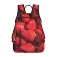 thumbnail image 1 of Fotbe Strawberry Red Mochila Ligera para Hombres y Mujeres - Duradera y Resistente al Agua, Ideal para Escuela, Trabajo, Viajes y Uso Diario, 1 of 7
