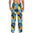 thumbnail image 3 of Goofa Sunflowers Printed Soft Pajama Pants for Men, Wide Leg Comfy Casual Lounge Yoga Pants-Large, 3 of 9