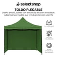 thumbnail image 2 of Carpa Toldo 3 Paredes Retráctil 3x3 Lona Impermeable Acero, 2 of 8