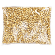 iMeshbean Heavy Duty Hand Press Eyelet Grommet Machine with 3 Die (#0#2#4) & 2000Pcs Golden Grommets Gold Eyelet Craft Tool Kit Hole Punches Machine (1000pcs 1/4 inch）
