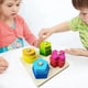 thumbnail image 5 of Bebé Montessori Clasificación Apilamiento Geométrico Bloques de Construcción Color Desarrollo Conoscitivo Juguetes Juguetes Educativos SM SunniMix Apilador Juguetes Clásicos, 5 of 8
