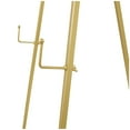 thumbnail image 5 of DecMode 20" x 56" Gold Metal Tall Adjustable Floor 3 Tier Easel, 1-Piece, 5 of 15