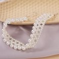 thumbnail image 2 of Gargantilla de perlas de diseño Simple con colgante de concha, joyería de cadena para cuello de perlas tejidas a mano para fiesta de vacaciones de verano, 2 of 5