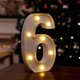 thumbnail image 1 of Letras luminosas LED decorativas Yyuenw, letrero luminoso de plástico blanco para fiestas, bodas, cumpleaños, fiestas, festividades o decoración del hogar., 1 of 2