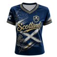 thumbnail image 4 of Womens Soccer Shirt Scotland Jersey Raglan Tops Short Sleeve T‑Shirt for Casual Tee for Enthusiasts Day Sports Fan Casual Tops Tee L, 4 of 4