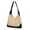 Black, variant on Large Straw Hobo Bags for Women Raffia Summer Shoulder Handbag Beach Vacation Slouchy Tote Purses